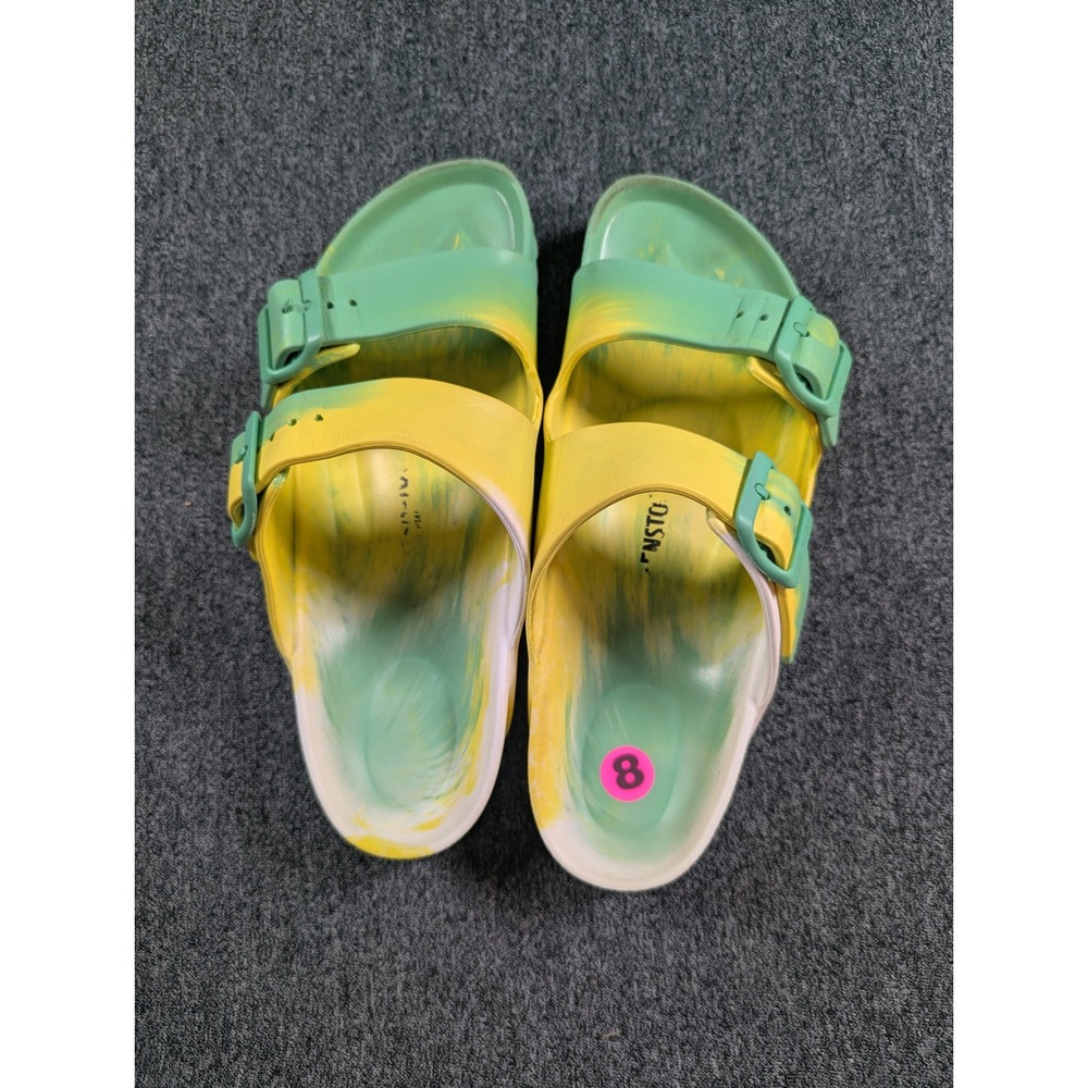 Birkenstock Arizona EVA Popcorn Mint Green Ombre Sandals EU 39 Womens 8